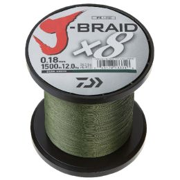 Daiwa J-Braid X4 3000 Yard Spool 30LB Test - Dark Green