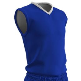 Champro Adult Clutch Basketball Jersey Royal White Large