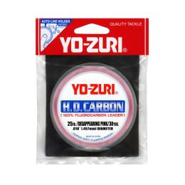 Yo-Zuri HD Disappearing Pink Fluorocarbon Leader 30YD 25LB