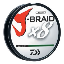 Daiwa J-Braid Dark Green Fishing Line 330 Yards 40lb Test